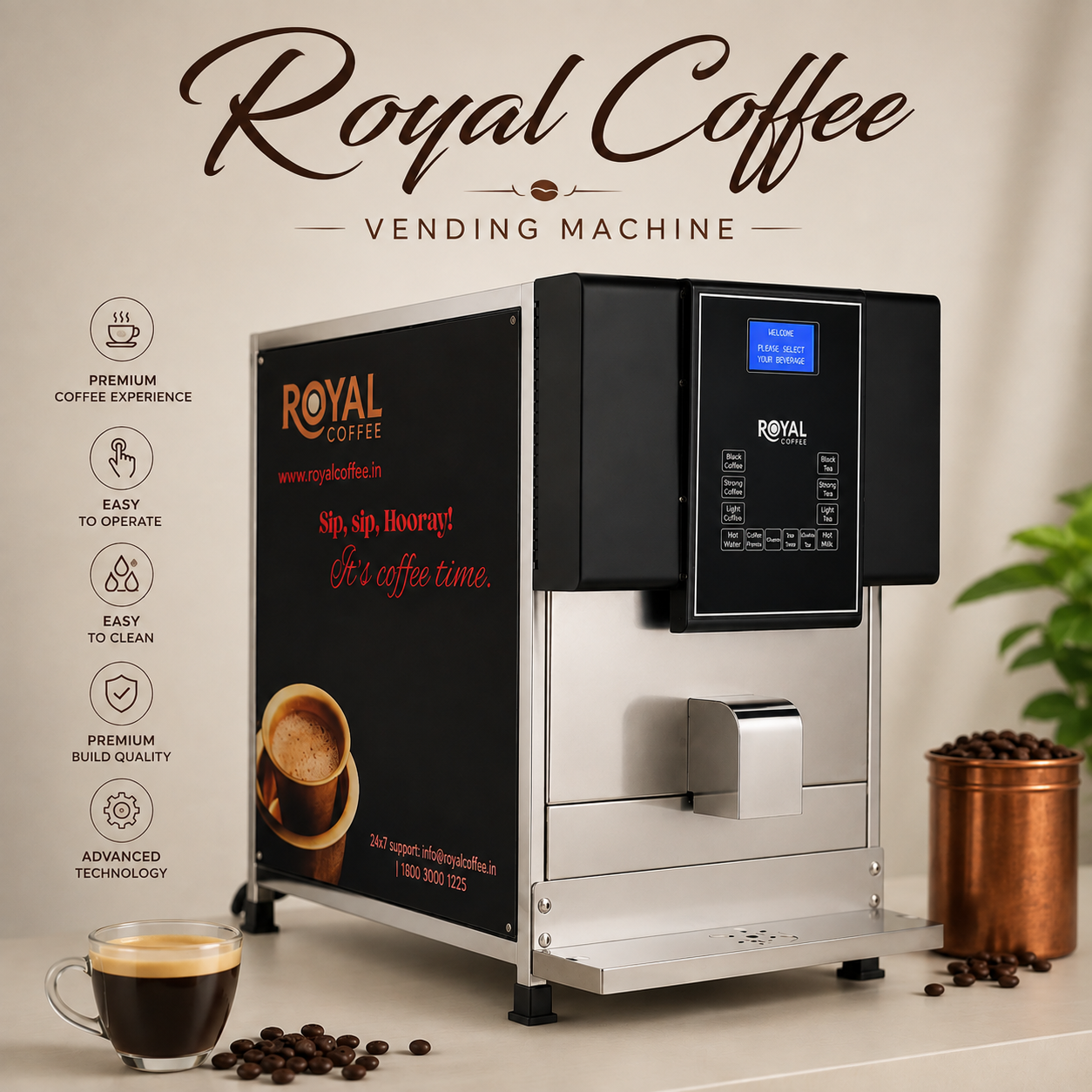 Coffee Vending Machine Dealers In Chennai