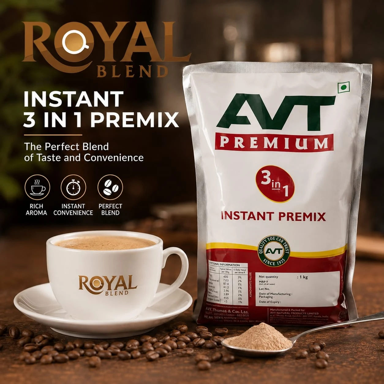 Royal Blend AVT Instant 3 in 1 Premix